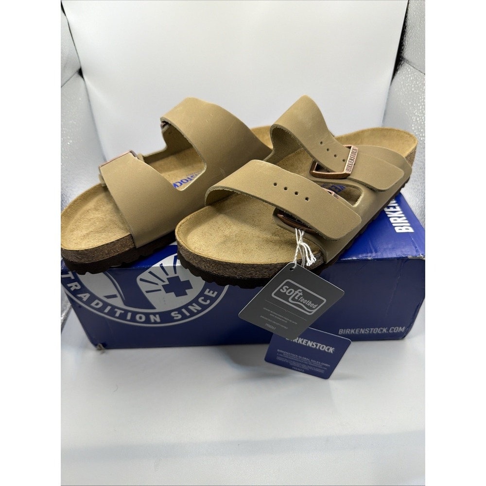 Birkenstock Arizona BS Woman's Tobaco‎ Brown Sandals Size 39  New